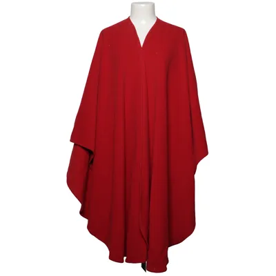 Poncho (Rood) van Weinberg Wol