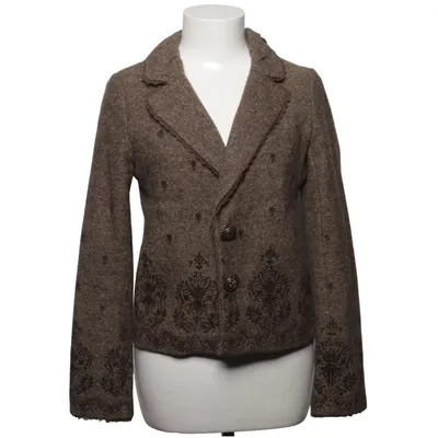 Blazer (Marron) de Axes Femme Acrylique, Polyamide, Polyester, Laine