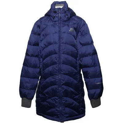 Down coat (Womens Lightline Long Jacket) from Mountain Equipment Down, Polyamide, Polyester