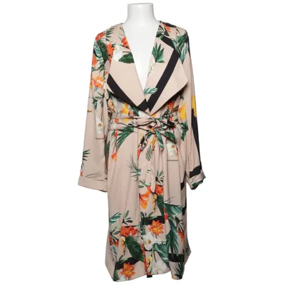 Coat (Beige, Multicolored) from River Island Plus Polyester