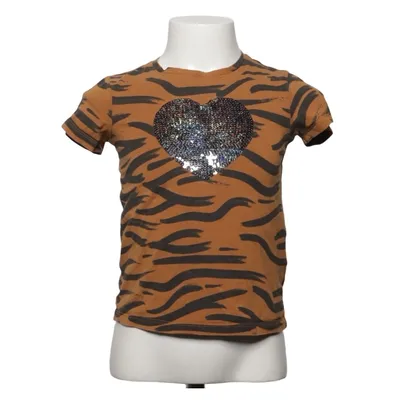 T-shirt (Bruin, Zwart) van ICA I Love Eco Katoen, Elastaan