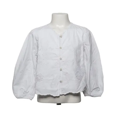 Blouse (White) from Zara Polyester