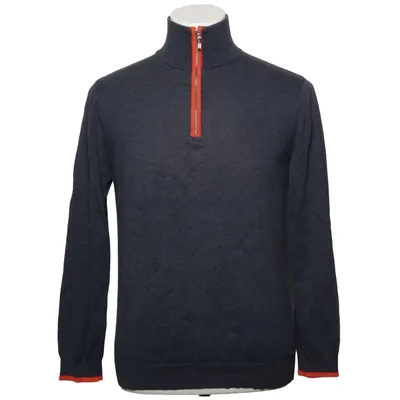 Sweater (Grå, Orange) fra Shanghai Tang Bomuld