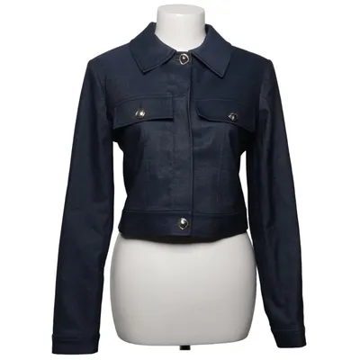 Jacket (Blue) from adL Elastane, Polyester, Viscose