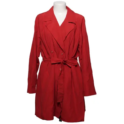 Trench-coat (Rouge) de Marina Rinaldi Coton, Polyamide