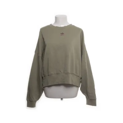 Collegetröja (Grön) från Adidas Bomull, Elastan, Återvunnen polyester