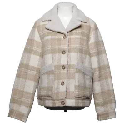 Oberhemd (Beige, Weiß) von Brixton Acryl, Polyamid, Polyester, Viskose