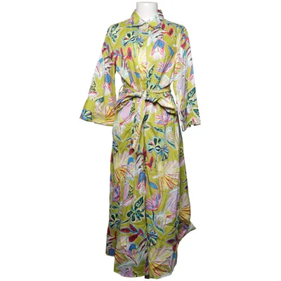 Blusenkleid (Grün, Mehrfarbig) von Christian Berg Baumwolle