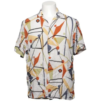 Chemise à manches courtes (Blanc, Multicolore) de Zara Viscose