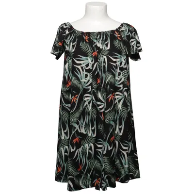 Dress (Black, Green, Multicolored) from Mango Basics Elastane, Polyester