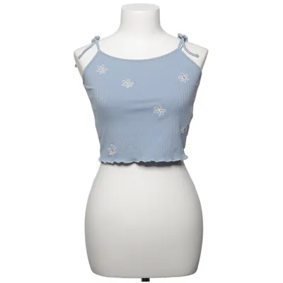 Crop Top (Blau) von 24Colours Elasthan, Polyester, Viskose