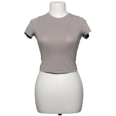 Crop top (Grijs) van Lili x Nom Elastaan, Organisch katoen