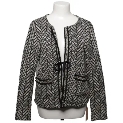 Cardigan (Zwart, Wit) van Flash Katoen, Polyester