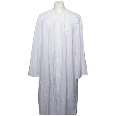 Chemise longue (Blanc) de Graduation Mall Polyester