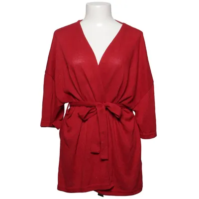 Wrap cardigan (Red) from MyWear Woman Elastane, Metallic fiber, Polyester, Viscose
