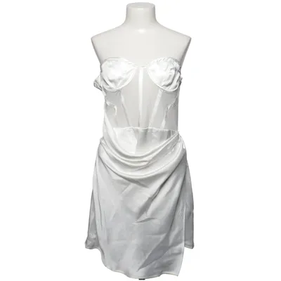 Cocktailkleid (Weiß) von Zara Polyester
