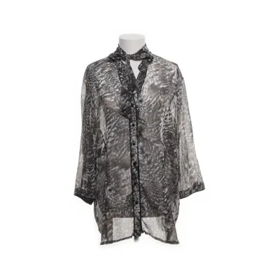 Pussy bow blouse (Black, Multicolored) from Kingfield Polyester