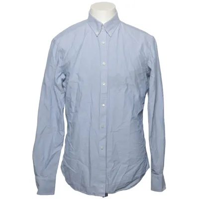 Overhemd (Blauw) van Shirtonomy Katoen