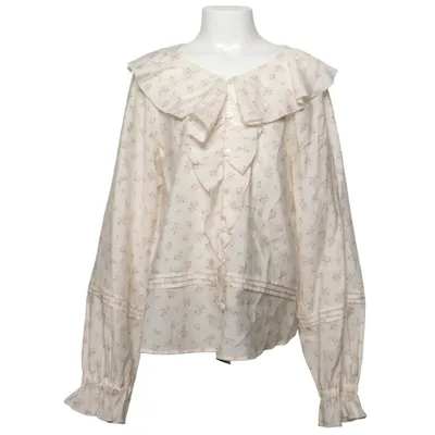 Blouse (Beige) from Zara Lyocell, Polyester
