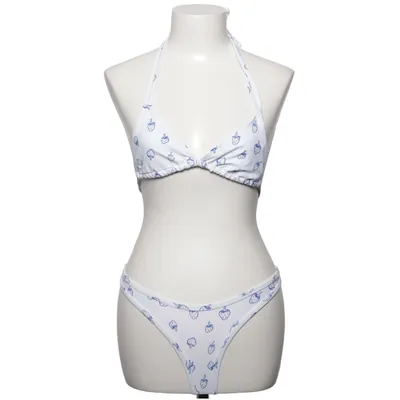 Bikini (Weiß, Blau) von Nom Elasthan