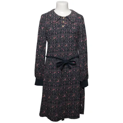 Robe (Bleu, Multicolore) de Blutsgeschwister Élasthane, Coton biologique