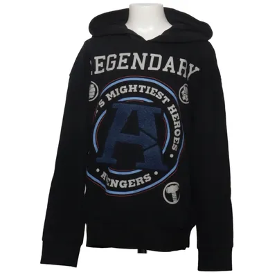 Hoodie (Black) from Marvel Avengers Cotton, Recycled polyester