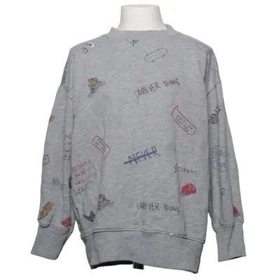 Collegetröja (Grå, Flerfärgad) från Zara Boys Collection Bomull, Elastan, Polyester
