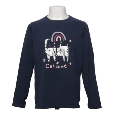 Long sleeve T-shirt (Blue) from Lamino Cotton, Elastane