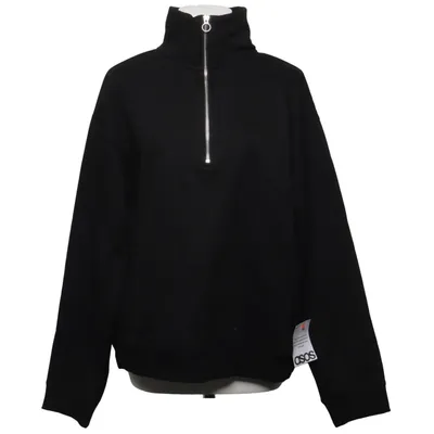 Sweatshirt (Zwart) van Topshop Katoen, Elastaan, Polyester