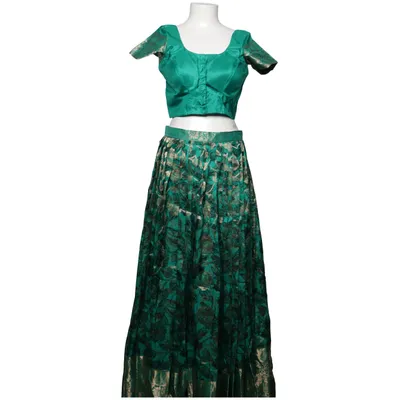 Sari (Vert, Or) de Deepam