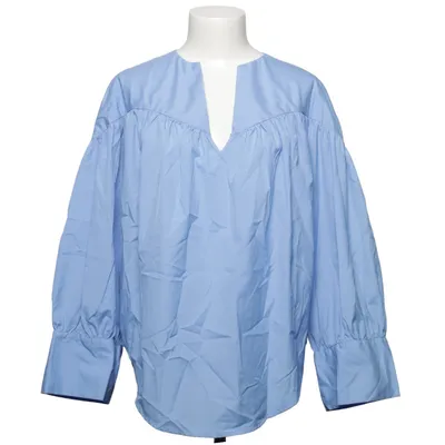 Blouse (Blauw) van Sleek Atelier Katoen