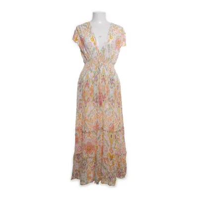 Maxi dress (White, Multicolored) from Sumitra Viscose