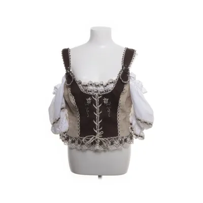 Crop top (Wit, Meerkleurig) van Landhaus by C&A Linnen, Polyester