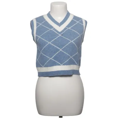 Slipover (Blue, White) from Zaful Elastane, Polyamide, Viscose