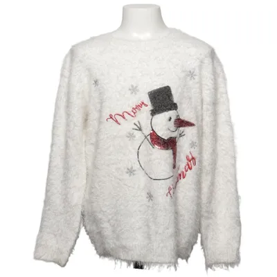 Jultröja (Vit, Flerfärgad) från Uniq Young Akryl, Polyester
