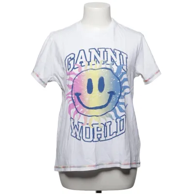 T-shirt (Wit, Meerkleurig) van Ganni Organisch katoen