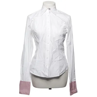Shirt (White, Red) from TM Lewin Cotton