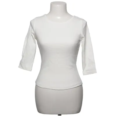 Langarmshirt (Weiß) von Princess Polly Elasthan, Recycelte Baumwolle