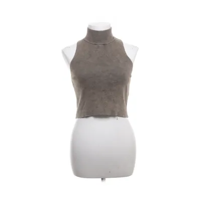 Crop top (Brown) from Zara Cotton, Polyamide