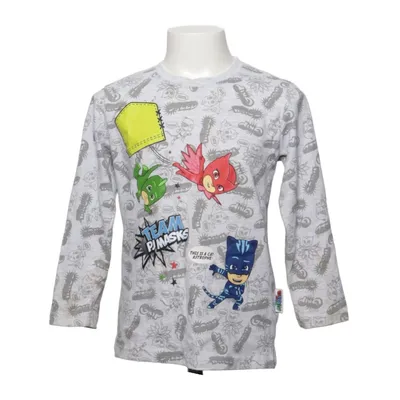 Long sleeve T-shirt (Gray, Multicolored) from PJ Masks Cotton, Polyester