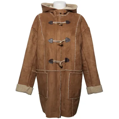 Shearling jas (Bruin, Beige) van JSFN by Ellos Acryl, Polyester