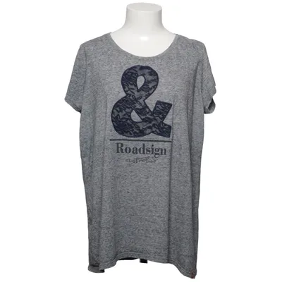 T-shirt (Gris, Bleu) de Roadsign Coton, Polyester
