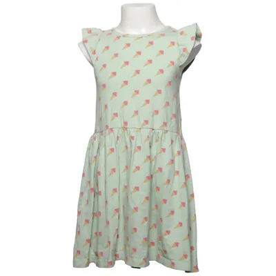 Kleid (Grün, Mehrfarbig) von Friends Elasthan, Bio-Baumwolle