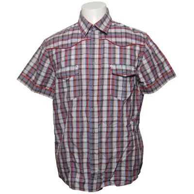 Short sleeve shirt (Red, Blue, White) from Solid Jeans Cotton