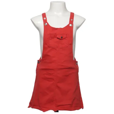 Robe salopette (Rouge) de Samson Coton, Élasthane