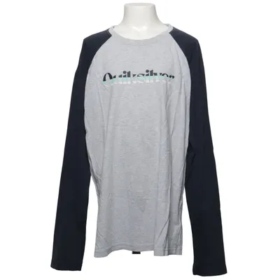 Baseball T-shirt (Gray, Blue) from Quiksilver Cotton