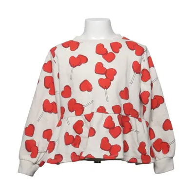 Collegetröja (Vit, Röd) från H&M Bomull, Polyester