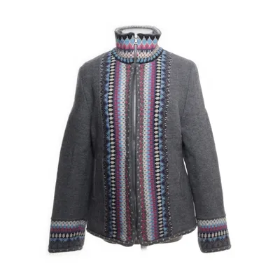 Jacka (Grå, Flerfärgad) från Geiger Ull, Viskos, Acetat, Polyester
