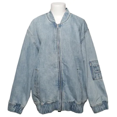 Jeansjacka (Blå) från Mango Bomull, Polyester