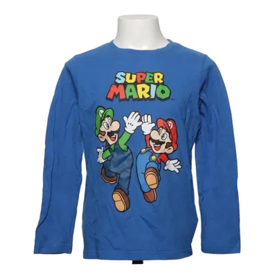 Langarmshirt (Blau) von Super Mario Baumwolle